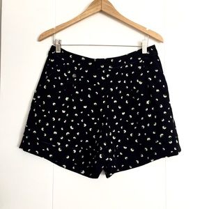 MARC JACOBS 100% silk navy shorts